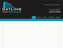 Tablet Screenshot of gatlingconst.com